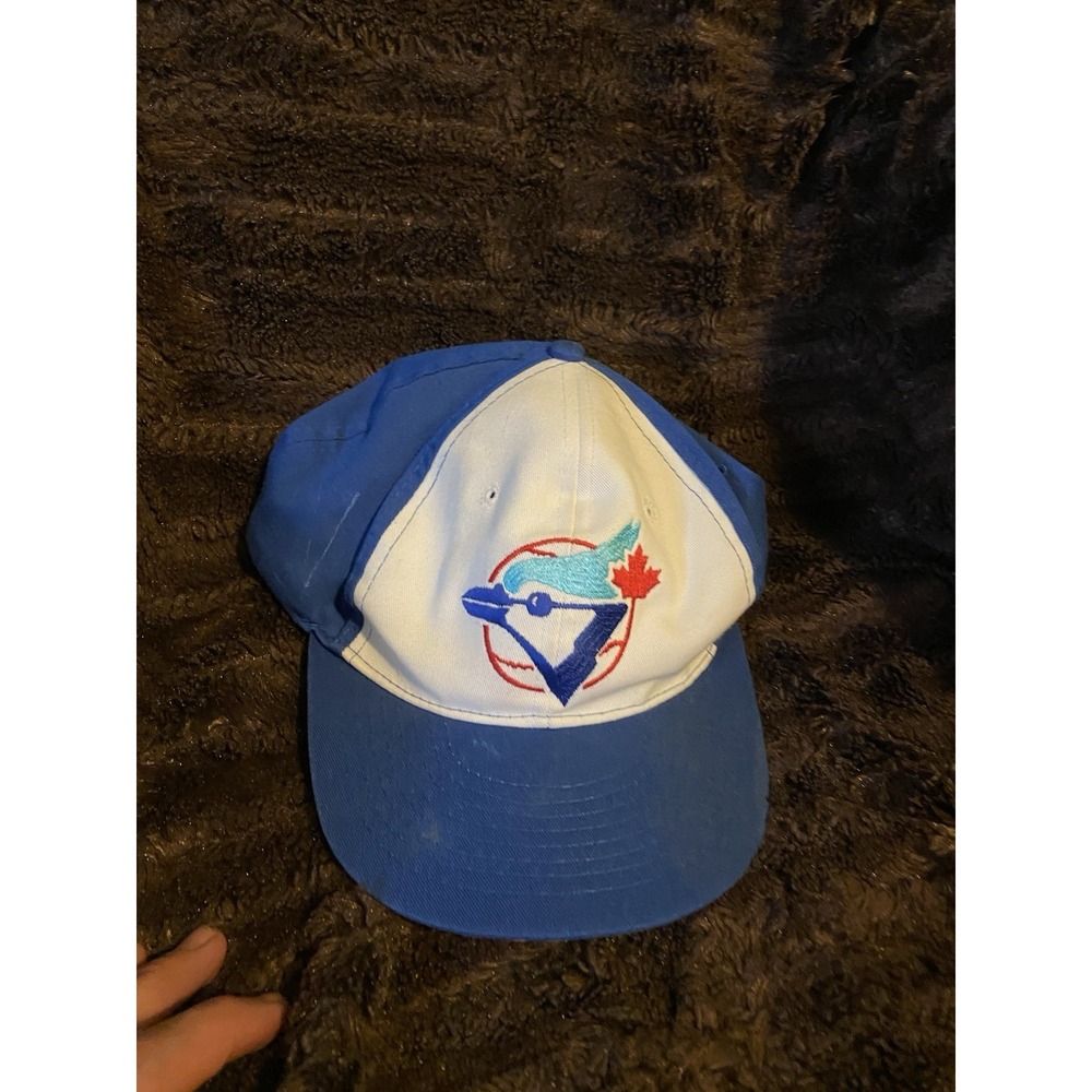 Vintage Toronto Blue Jays Snapback Hat MLB Blue White Panel Retro Cap VTG 90s